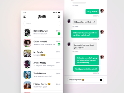 Malik - Social Community App branding chat chat boat chat ui community design facebook group chat illustration instagram kuldeep mahawar logo logo idea love procreate social chat ui user chat ux vector