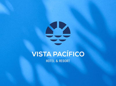 Vista Pacífico beach branding design graphic design hotel icon illustrator logo logotype minimal peru resort vector