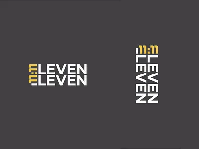 logo concept - 11:11 11 branding creative edgy eleven logo minimal solon spa