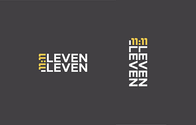logo concept - 11:11 11 branding creative edgy eleven logo minimal solon spa