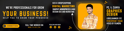 Md Akash Hossain - LinkedIn Banner image akash graphic design linkedin mdakashhossain powerpoint