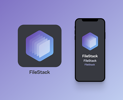 Daily UI #005 - App Icon for FileStack dailyui design figma icon ui