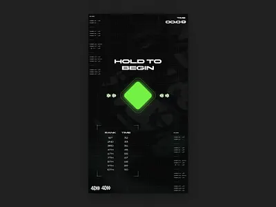 Adidas X 4D activation animation dark in store motion graphics ui ux