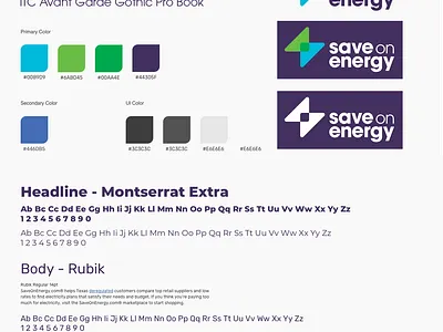 Save On Energy branding energy logo on save