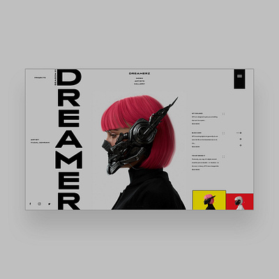 Dreamers Ui Design Concept design graphic design illustration logo nft nft art photography ui ui design ux ux design web design