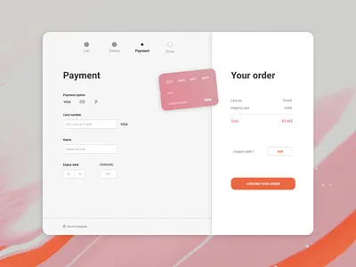 DailyUI002 - Credit card checkout 002 checkout credit card dailyui dailyui002 digital art graphic design interface ui ux uxdesign uxui uxuidesigner