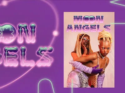 Moon Angels lettering for @veinmagazine 36daysoftype branding colourful custom design designinspiration eyeondesign femmetype graphic design illustration inspiration insprofinds lettering logo type whereinspirationstarts womenartist