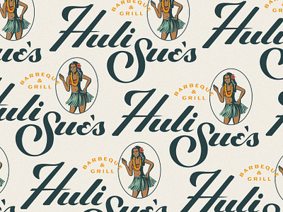 Huli Sue's Brand Identity asheville custom script script