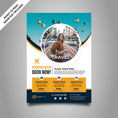 Travel Flyer branding design flyer free free download fully editable graphic design vector