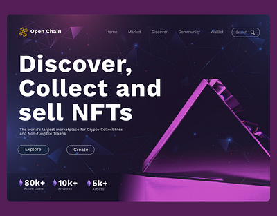 NFT Marketplace Ui app blockchain branding crypto landing page crypto website design design homepage ui logo nft nft landing page nft marketplace nft ui ux nft website ui ui ux ux web