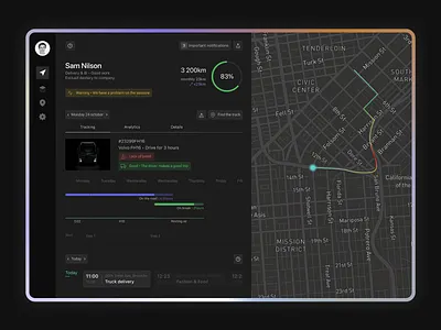 Truck delivery #Daily 3d branding design design app graphic design illustration logo motion graphics ui ui ux ui design uiux vector