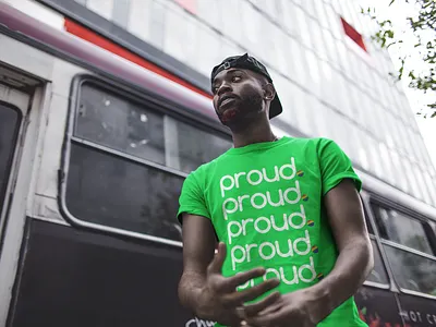 Proud. apparel branding campaign marketing