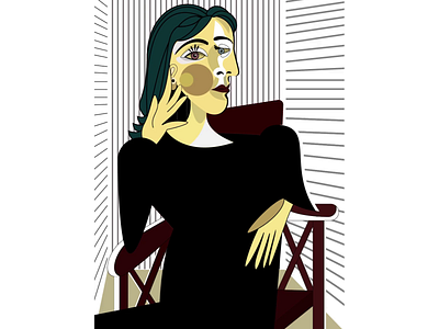 Dora Maar design graphic design illustration vector