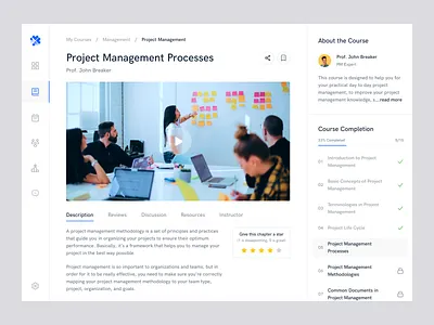 E-Learning Dashboard clean course dashboard e learning learning management system lms lms dashboard minimalist ui