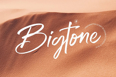 Bigtone Font bohemian boho calligraphy calligraphy font design display font font font script handwritten font handwritten script font typeface