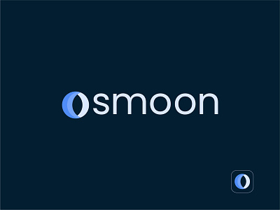 Osmoon Logo Design - Letter O - moon - Ocean brand identity branding corporate crypto ecommerce icon letter mark logo logo design minimal minimalist modern moon ocean simple startup typography wordmark