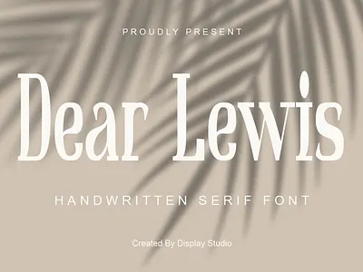Dear Lewis greetingcard