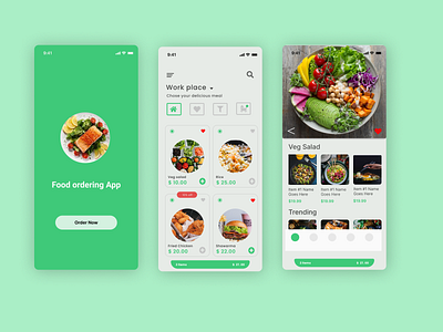 Food Mobile App food mobile app food ui design ui