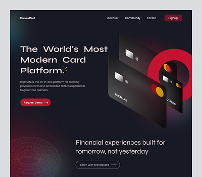 Wallet - Credit Card Website Design. agency branding creaditcardappdesign creditcardwebdesign cryptoweb design financewebdesign financewebsitedesign graphic design landingpage modernwebdesign trendyweb ui uidesigner uiuxdesign ux walletwebdesign web website