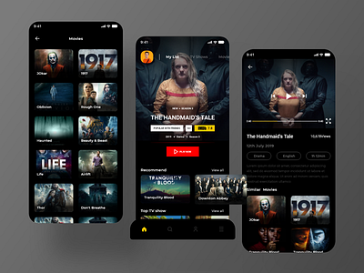 Most Popular Video Streaming App UI app design app ui app uiux cinema concept creative entertainment illustration live streaming livestream mobile app mobile app design music product design streaming streaming app uiuxdesign user interface design video video on demand