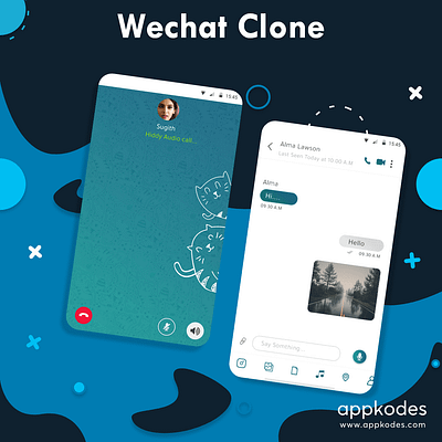 Entice smartphone users by launching an app like wechat wechat app clone wechat clone wechat clone script