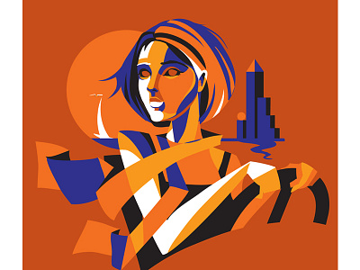 Journey art character concept design geometric geometric art graphic design illustration illustrator vector