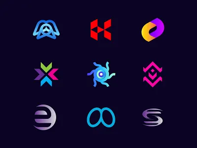 Modern Logo Design / Logo folio 2 3d app icon best logo brand identity branding company logo creative logo gradient logo graphic design logo design logo folio logo maker logo type minimal minimalist logo modern logo modern logo design professional unique logo web icon