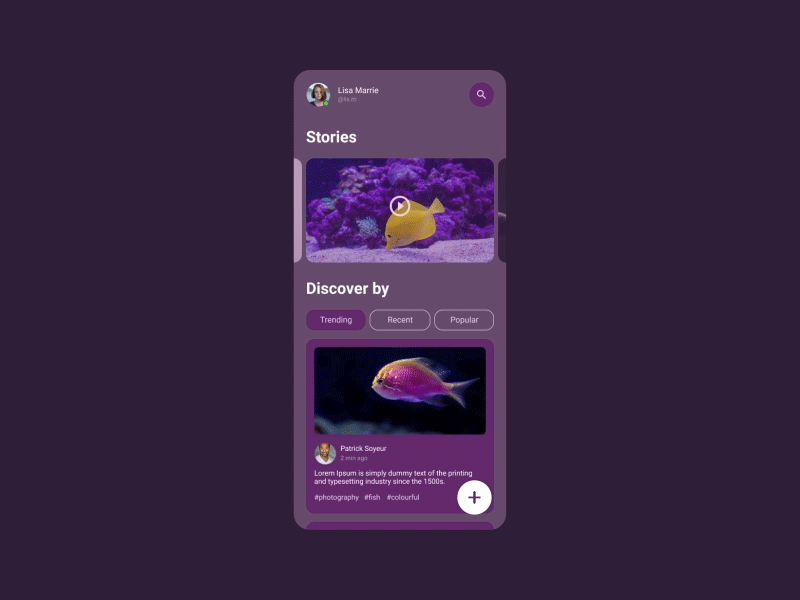 Floating Action Button Animation after effects animation app design experimentation floating action button graphic design micro interaction motion graphics ui ux