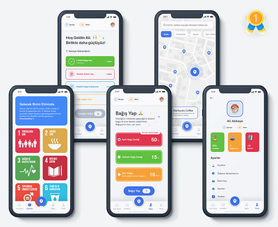 Reduce Carbon Footprint Mobile App climatechange ecofriendly environment mobile app plasticfree recycle savetheplanet sustainability ui design zerowaste