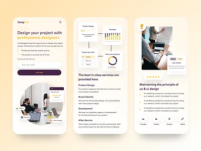 DesigTale I Design Agency Website Mobile responsive agency website branding design dribbble design interface design landing page minimal mobile design mobile responsive mobile responsive design mobile ui modern responsive responsive design responsive web responsive website ui ui design visual design website design