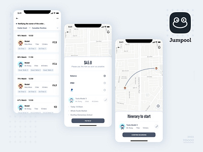Jumpool graphic design ui