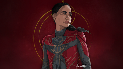 Makkari (Lauren RIdloff) Vector Portrait adobe adobe illustrator adobe photoshop art design eternals graphic design illustration illustrator lauren laurenridloff makkari marvel mcu photoshop portrait illustration ridloff vector vector illustration vectorart