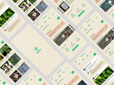 Agrow - Crop Managing Assistant agriculture android app app earthy farm farmers pest plants ux