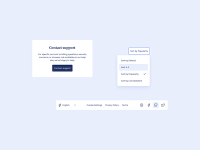 Footer UI designs, themes, templates and downloadable graphic elements ...