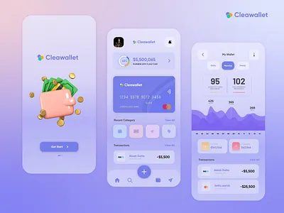 Banking App Design app banking graphic design landing page logo mobile ui ux wallet website