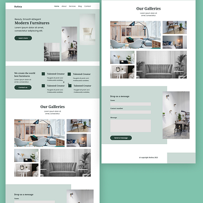 Furniture Web UI furnish ui furniture furniture web app ui