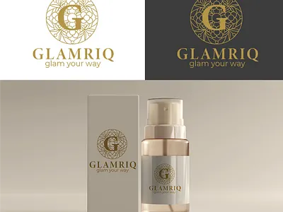 Glamriq Logo Branding - G letter logo and Packaging Design abstract logo brand identity branding corporate logo design g letter logo glamriq logo glamriq logo branding illustration jewellery logo design logo logo art minimal business logo modern logo packaging design
