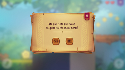 UI pop_up button game pergament pop up ui