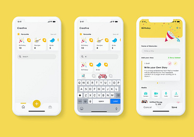 App Screens app design ui ux