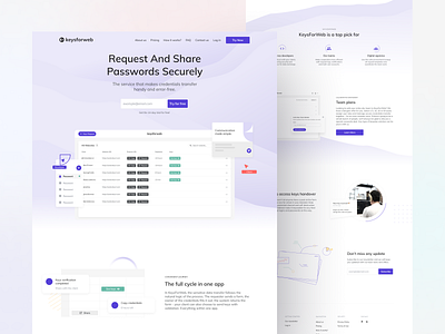 KeysForWeb design development illustration minimal trend uiux web website website design wordpress