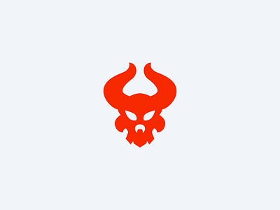 Devil Logomark demon devil gaming logo mascot skull