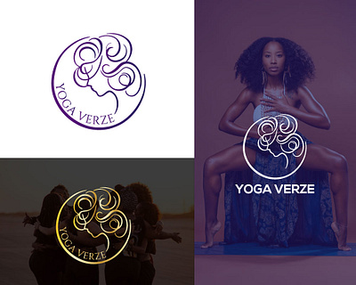 Yoga Verze branding design illustration illustrator logo minimal typography ui ux vector