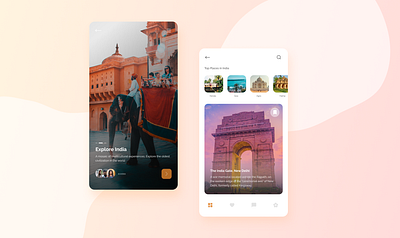 Travel Mobile App branding design figma figmadesign illustration logo ui ux web website