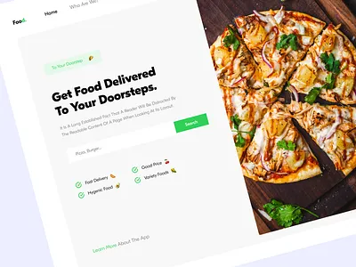 Food App app appdesign design ui ux