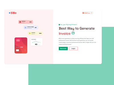 Invoice Generator branding generator invoice ui ux