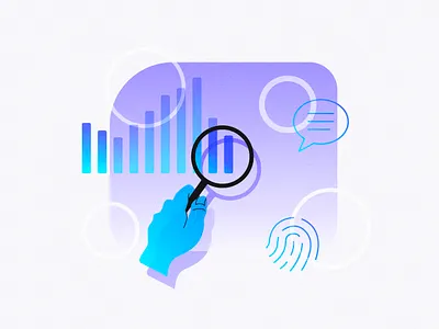 Observability Concept analytics branding data illustration measurement observability technology vector vector art