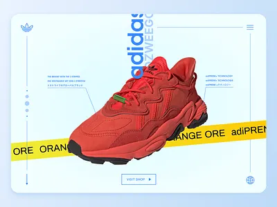 adidas Ozweego Promo Landing Page Light Mode adidas adidas landing adidas landing page branding design landing landing page ozweego sneakers sneakers landing page sneakers web design typography ui ui ux design ux web design