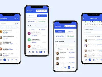 Jenius Bisniskit - Revamp Concept catalog dashboard mobile mobile apps mobile ui order management pos transaction ui