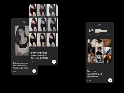 Onboarding - Unfold App animation app branding design interactive design motion design motion graphics onboarding ui web