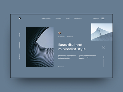 Architectural Buildings. figma ui uidesign